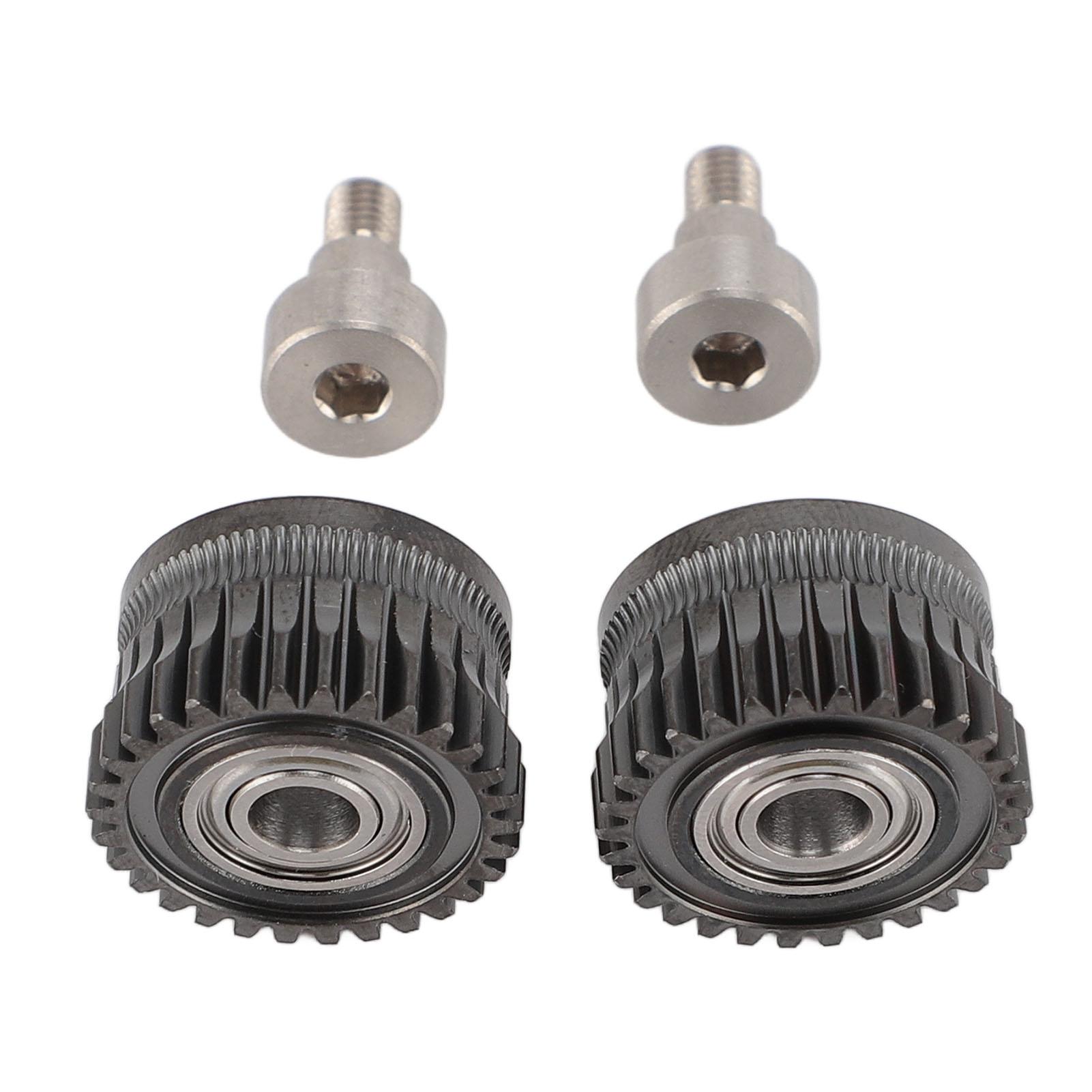 2 STÜCK 3D-Drucker Extruder Zahnräder Set 55HRC Gehärteter Stahl 3D-Drucker Antrieb Extruder Rad Zahnrad für K1