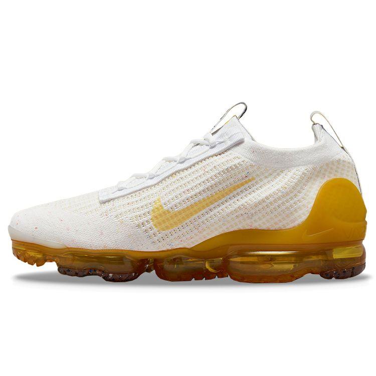 Nike Air Vapormax 2021 Flyknit SE Frank Rudy Herren-Sneaker, Weiß, Zitronenwaschung, Gipfelweiß, DQ8963-100 42.5