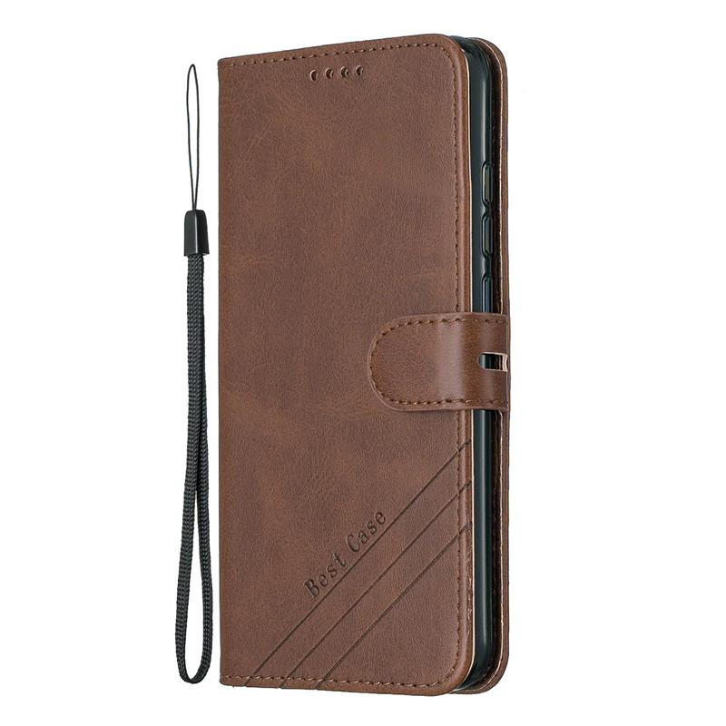 Huawei P30 Lite Hülle Leder Flip Case Für Funda Huawei P30 Lite Handyhülle Huawei P 30 Pro p30lite P20 P40 Lite E P40 Pro Hülle P30 Lite braun