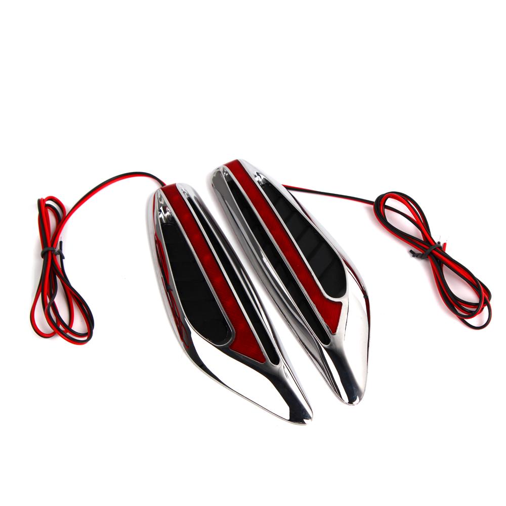 3W LED Auto Seite Blinker Lichter Auto Lichter Klinge Form Auto Seite Lichter Auto Zubehör 12v Auto lampen rot