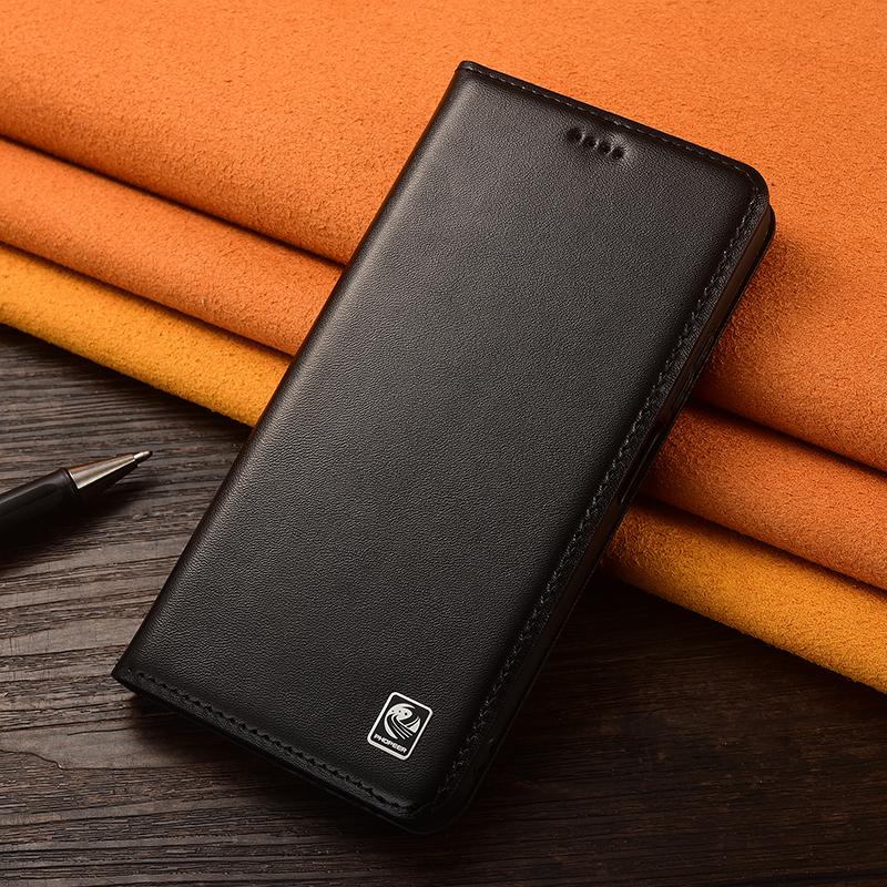 Echtes Napa-Leder Klapphülle für Sony Xperia XZ XZ2 XZ3 XA XA1 XA2 Plus Ultra Premium Kompaktes Handy Kartenhülle Hüllen Xperia XZ Premium schwarz