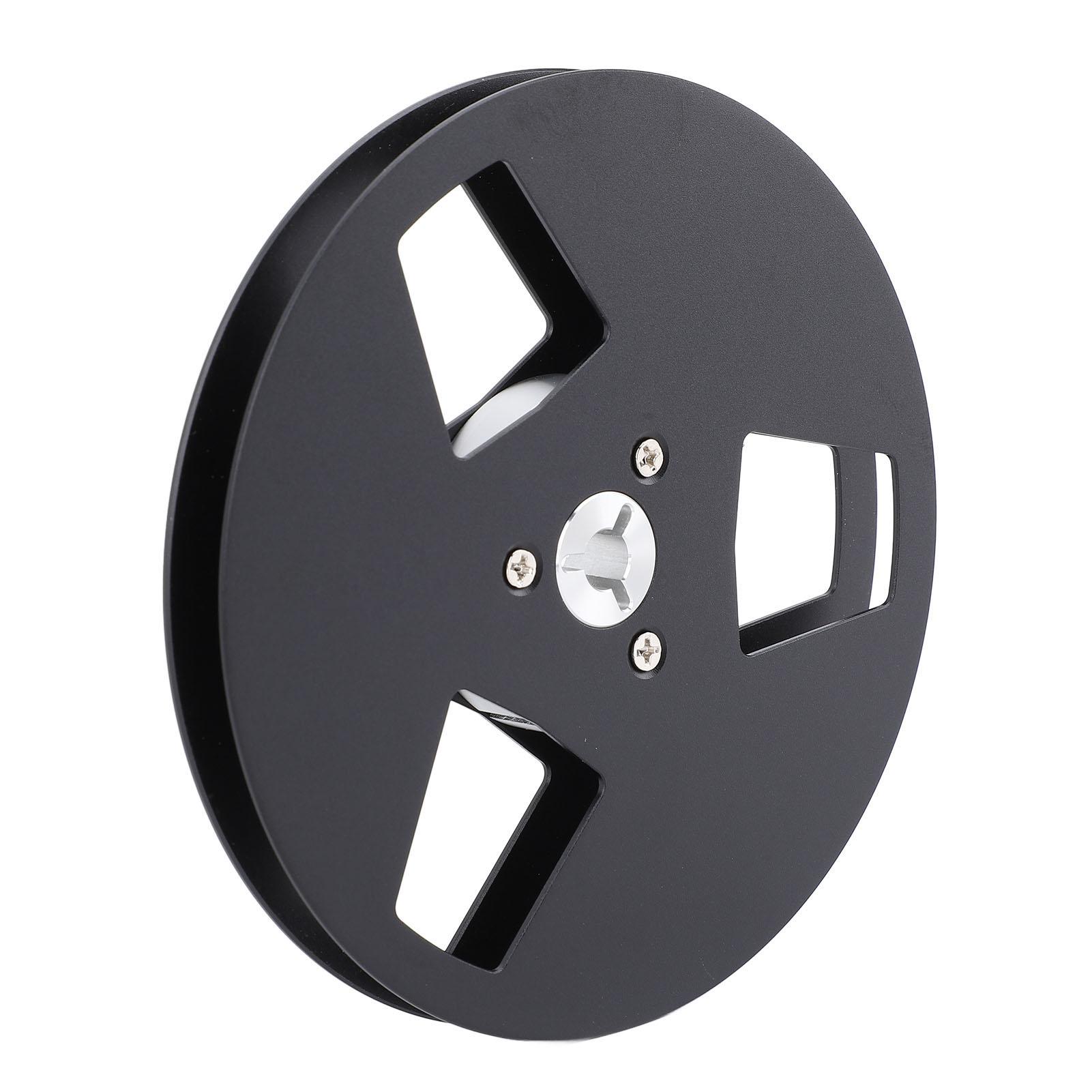 Leere Tonbandspule Aluminiumlegierung 3 Löcher 5 Zoll Tonband Leere Spule für NAGRA für Studer ReVox Spule schwarz