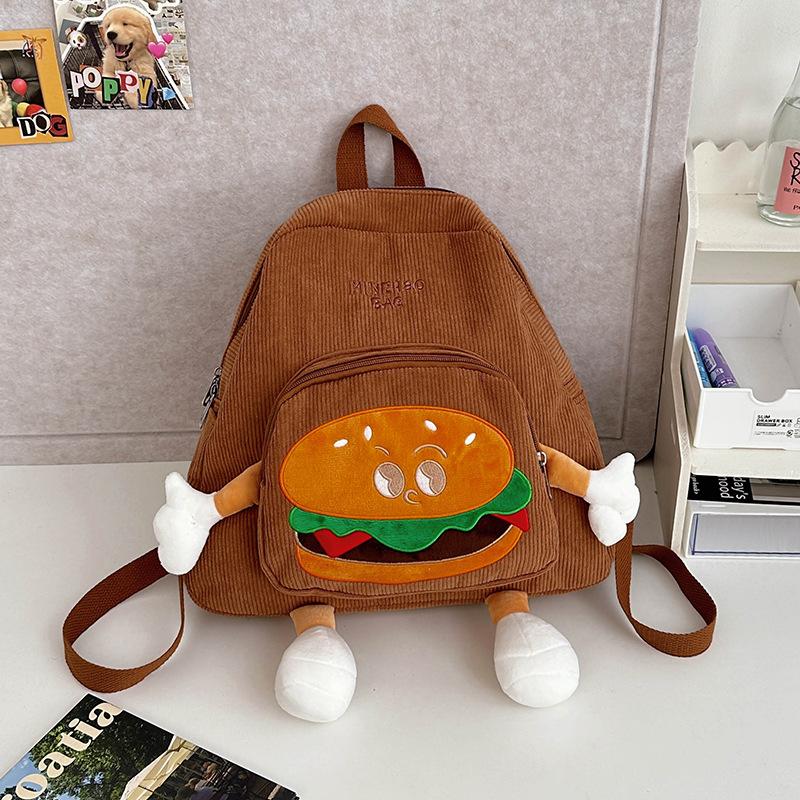 Neuer Niedlicher Rucksack Hamburg Puppen Rucksack Großer Cartoon Rucksack Joker Studententasche Im Herbst und Winter