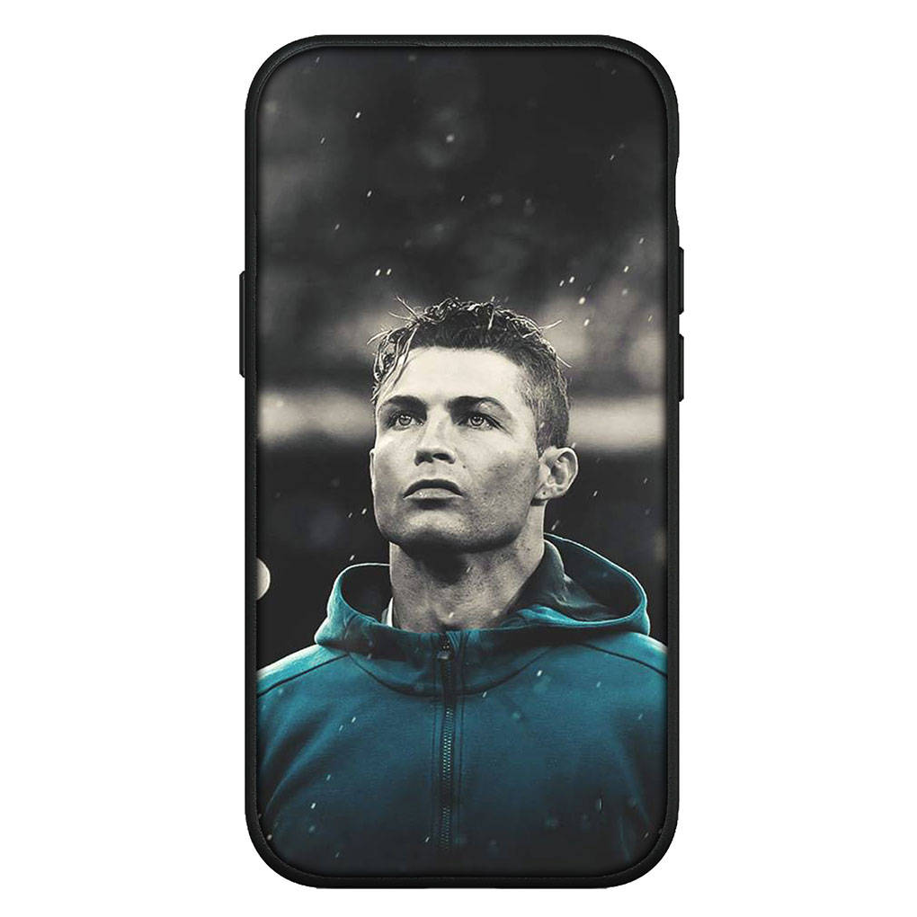 Hülle für iPhone 16 15 Xiaomi Redmi Note 14 13 12 11 Pro Max X 8 9 16e Samsung Galaxy S25 S24 S23 Moto OPPO Huawei Football No7 Soccer No 7 Handyhülle for Redmi Note 13 4G rehbraun