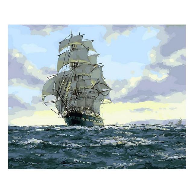 Malerische Diamant-Stickerei, 5D-Diamant-Gemälde, Kreuzstich-Bild, voller runder Diamant 20X30