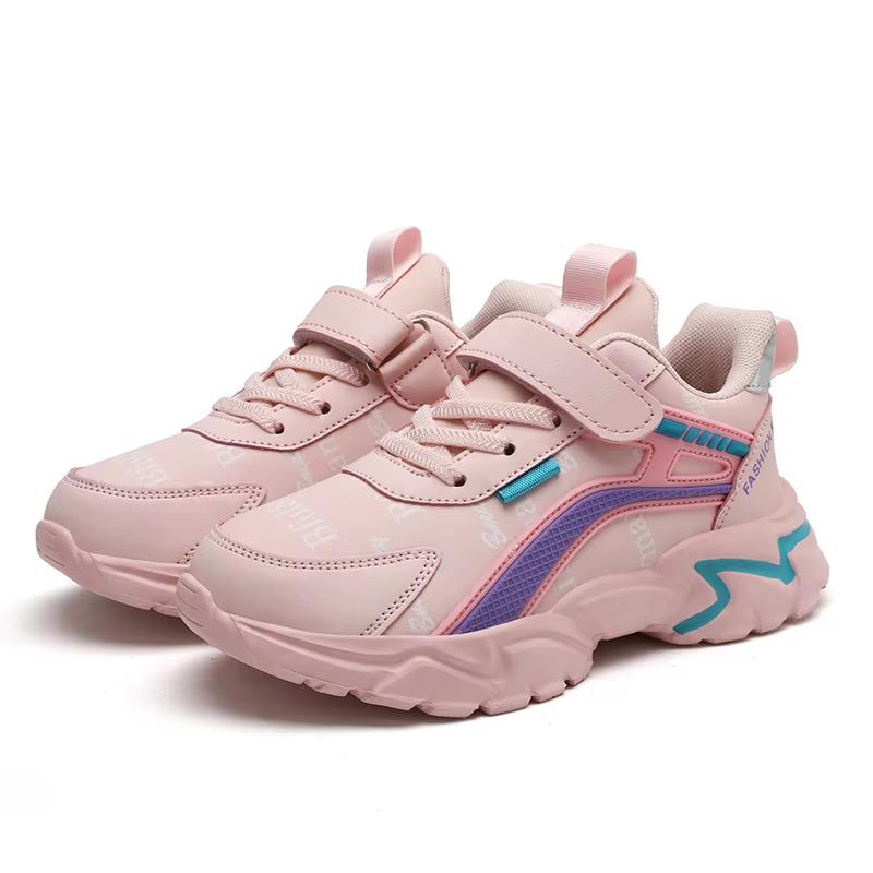 Kinder Casual Rosa Mädchen Lederschuhe Mode Für 7-15 Jahre Leichte Laufschuhe Junge Studenten Kinder Sport Mädchen der Schuh NBGAGA 31 rosa