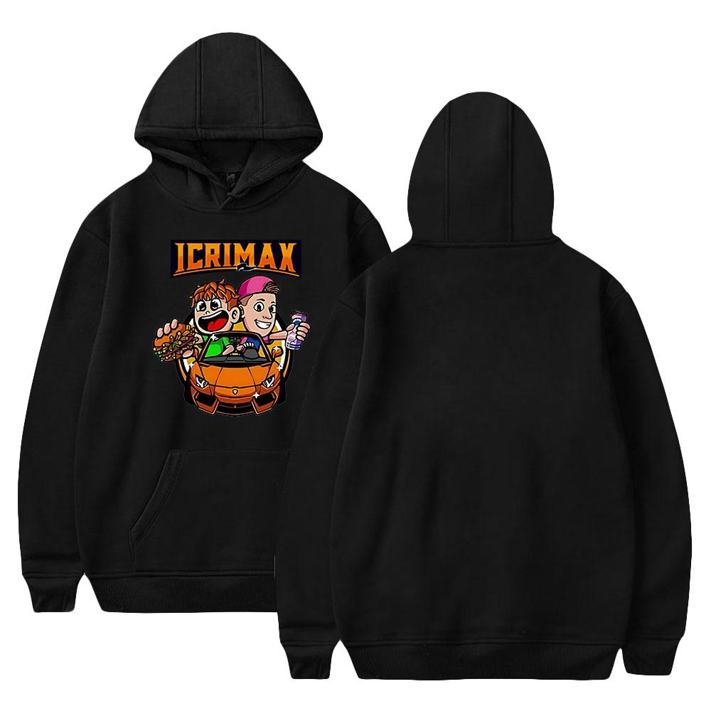 Neue Mode Icrimax Print Kleidung Streetwear Männer Hoodies Sweatshirt Mode Mit Kapuze Langarm Pullover Tops XS schwarz