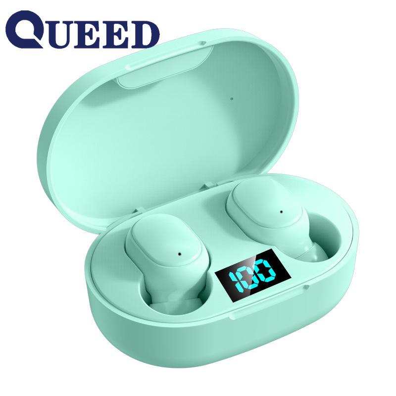 Die neue intelligente Nummer zeigte Bluetooth-Headset, kabelloses Sport-Mini-Headset, Stereo-in-Ear grün