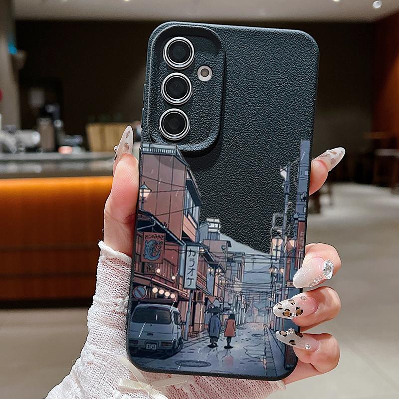 Anime-Hülle für Samsung Galaxy S25 Ultra Capa S24 Ultra S23 S22 Plus S21 FE A15 A16 A25 A26 A34 A35 A36 A54 A55 A56 5G Hülle For Samsung Galaxy S24+ gray