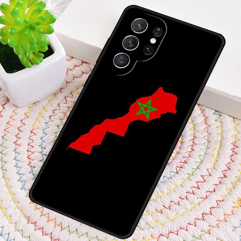 Marokko Flagge Marokkanische Einzigartige Silikon Handyhülle Für Samsung Galaxy note 10 pro S26 S25 S24 S23 S22 S21 Plus S25Ultra Capa Cover Galaxy S23 Ultra