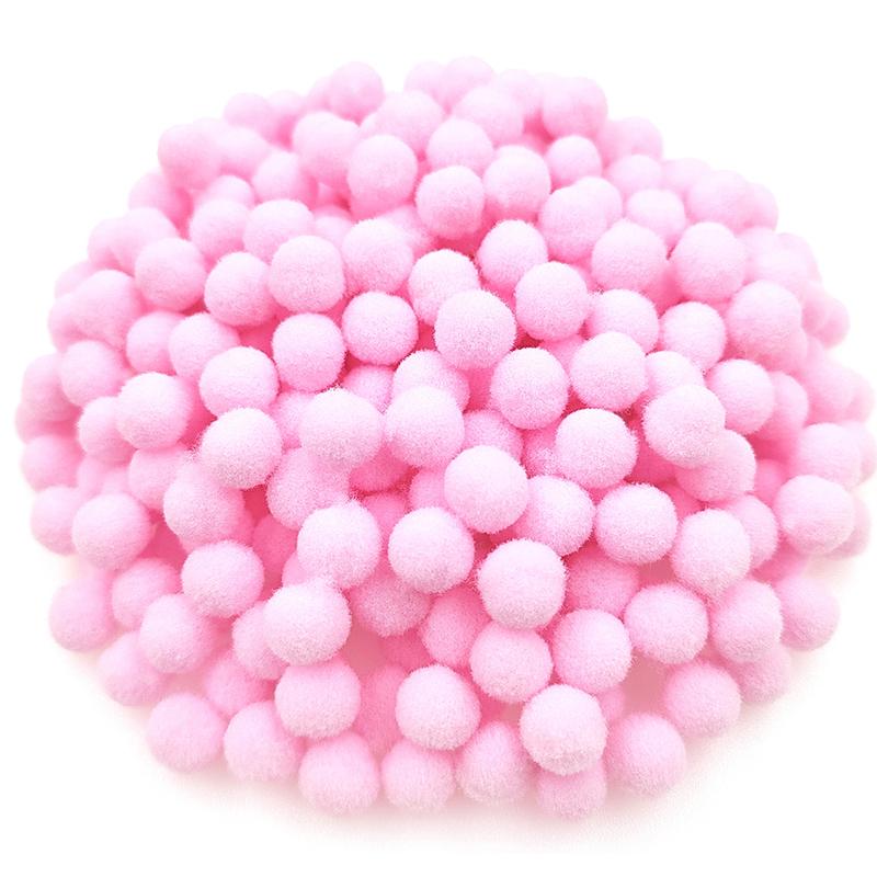 150 Stück/100 Stück 10/15 mm Pompones Pompom Nähen Plüschball DIY Handarbeit Material Flauschiges Hochzeitsdekor Bastelzubehör Schmuck Weiches Kinderspielzeug Zubehör 10mm  150Pcs rosa