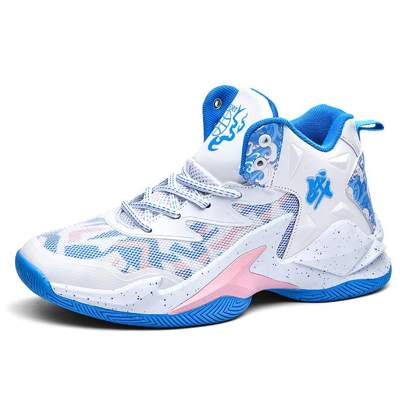 Neue Sommer-Paar-Rutschfeste Atmungsaktive Mesh Blaue Sneaker Modische Herren Laufschuhe Casual Sport Laufschuhe 45