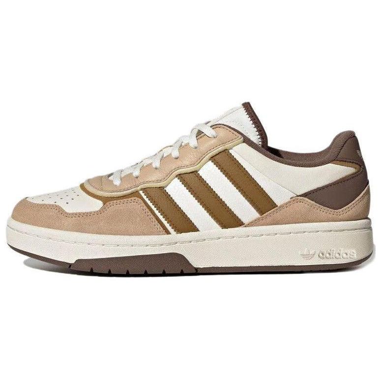 Adidas Originals Courtic Synthetikleder Wildleder Bequeme Vielseitige Low-Top Sneakers Unisex-Sneakers Khaki ID6068 42⅔