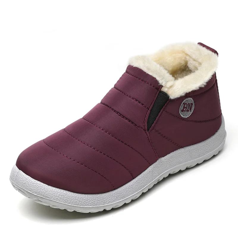 Männer Stiefel Schnee Mode Schuhe Mann Casual männer Winter Schuhe Männliche Männer Schuh Wasserdicht männer Stiefel Leichte Arbeit schuhe Schuhe 43 violett
