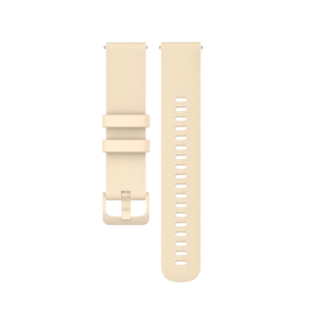 Silikonarmband für Garmin Vivoactive 3 4 4S Smart Watch Band Ersatzarmband für Garmin Venu 2 2S For Garmin Vivoactive 4S beige