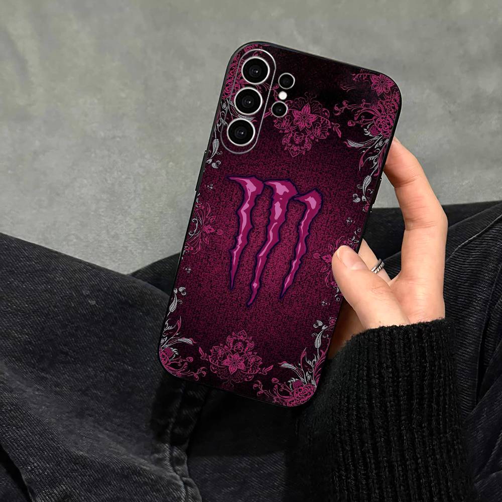 M-MonsterES F-Mode Design Handyhülle Für Samsung S25,S24,S21,S22,S23,S30,Ultra,S20,Plus,Fe,Note,10,9,5G Schwarze Abdeckung Samsung S21 S305G