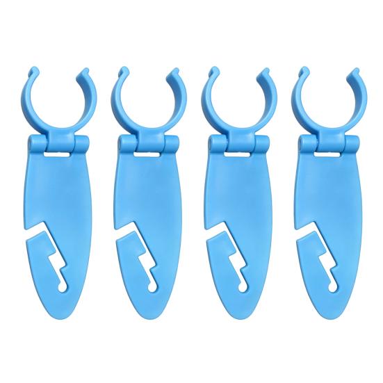 2/4 Stück Kajak Paddle Board Befestigungsclip Universelles Paddel 4pcs blau