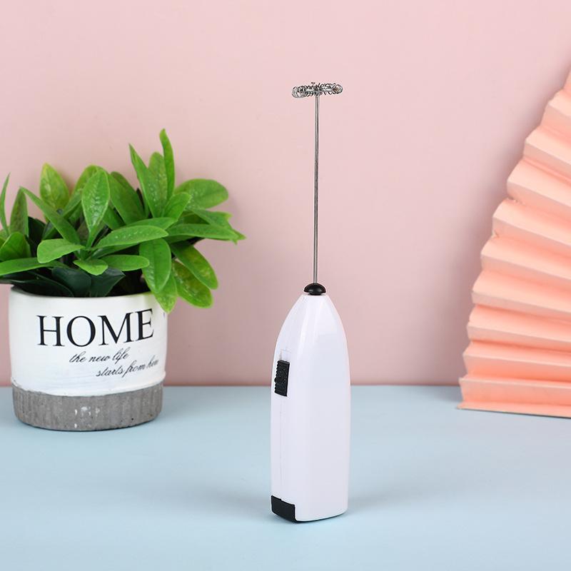 Mini Elektrische Milch Schäumer Mixer Drahtlose Kaffee Schneebesen Mixer Hand Egg Beater Cappuccino Mixer-düse Küche Schneebesen Werkzeuge weiß
