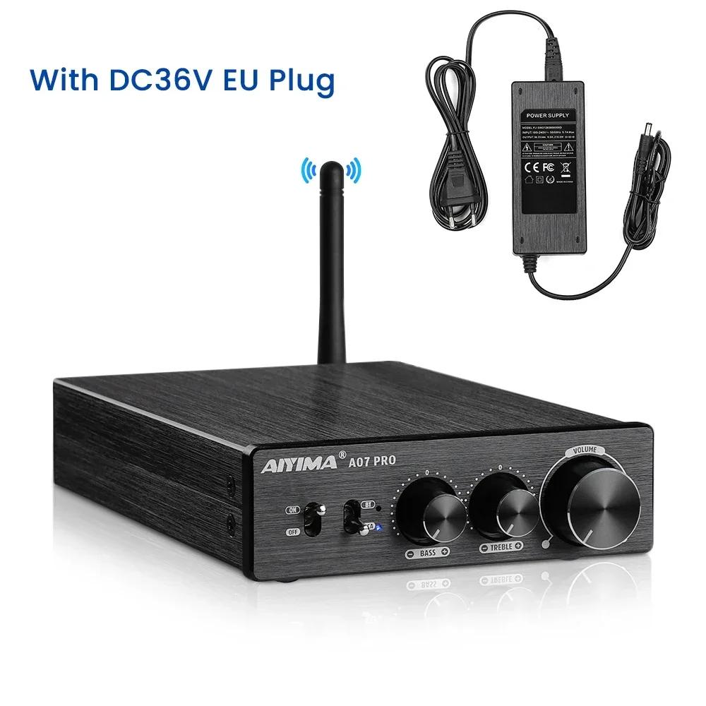 AIYIMA A07 PRO Bluetooth Verstärker TPA3255 QCC304X Stereo 2.0 Kanal 300Wx2 Leistung Digitaler Verstärker RCA APT-X Heim-Sound-Verstärker