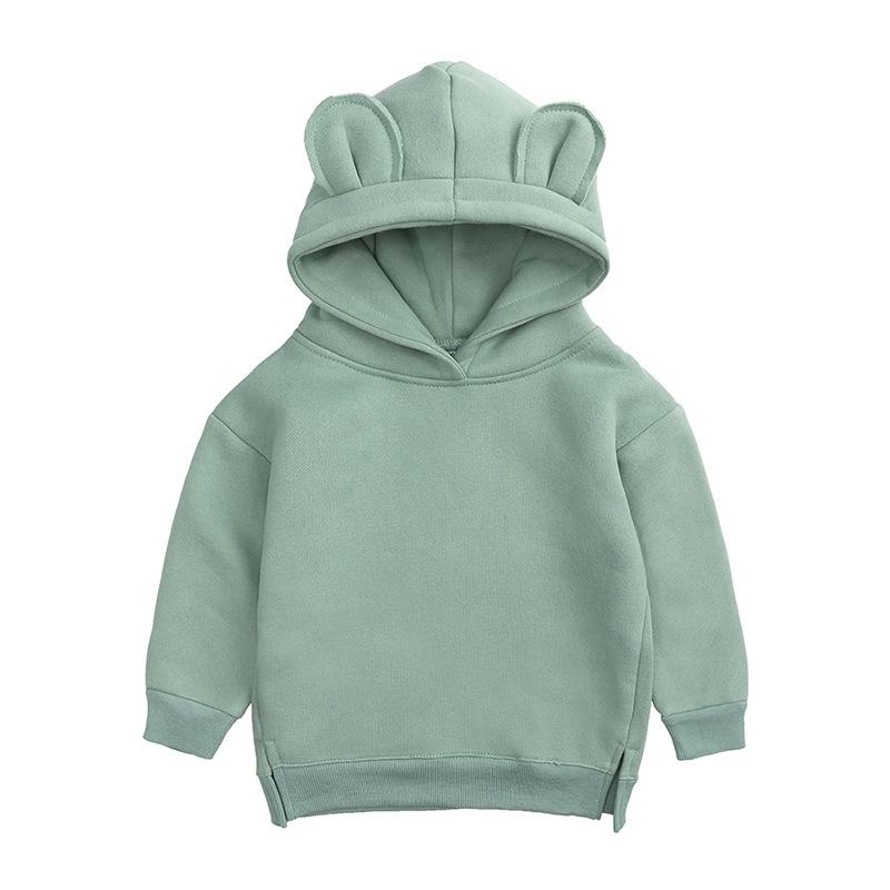 Säuglingsbaby-Jungen-Mädchen-Kleidung Winter-Frühlings-nette Hoodies verdicken Fleece-Sweatshirt-Kinderkleidung 2-3Years