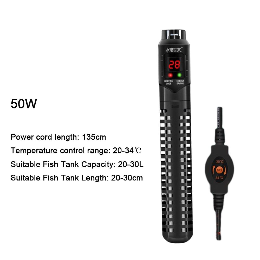 Wasserleistung auslassen Aquarium Tauchheizer Aquarium Thermostat Aquarium Zubehör 50W