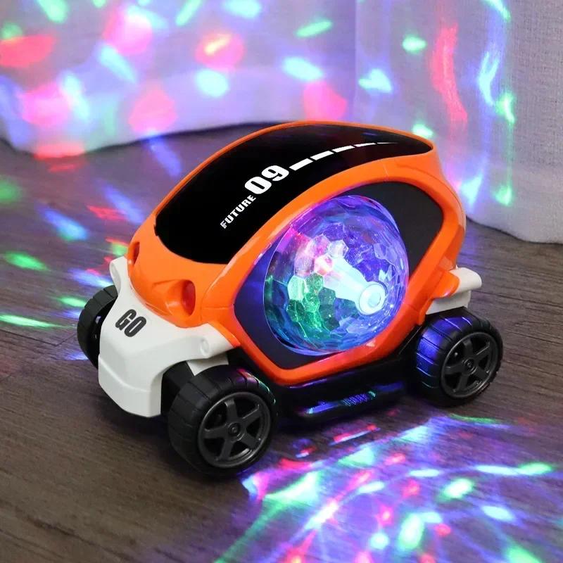 Kleinkind Krabbel-Sensorik-Spielzeug Auto Spielzeug Elektronisches Auto Bauchlage Geschenk für Kinder 1 2 Jahre Alter Junge Geburtstagsgeschenke Baby Auto Spielzeug black