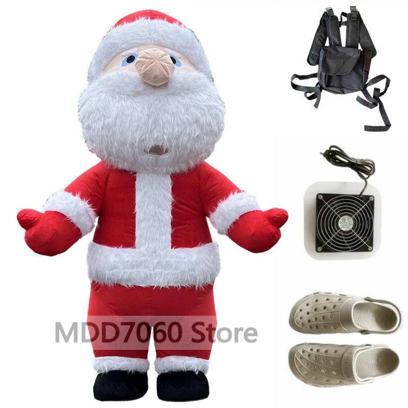 Riesenpanda aufblasbares Kostüm Straße lustig Eisbär Maskottchen Kostüm Party Rollenspiel Plüsch aufblasbares Maskottchen Kostüm 200cm