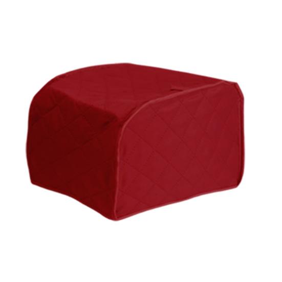 Schützende Toaster-Abdeckung, staubdicht, verformungsfrei, waschbar, langlebig, Toaster-Abdeckung, passend für 2/4-Scheiben-Toaster und Öfen L rot