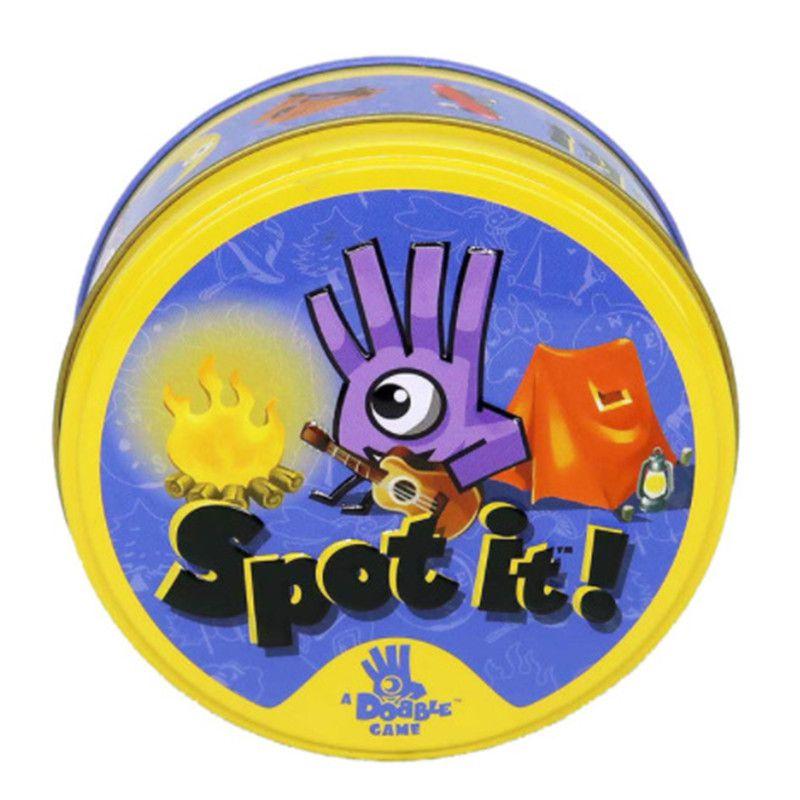 Spiel Dobble Karten Kind Grundlegendes Englisches Alphabet Unterwegs Weihnachten Camping New Camping