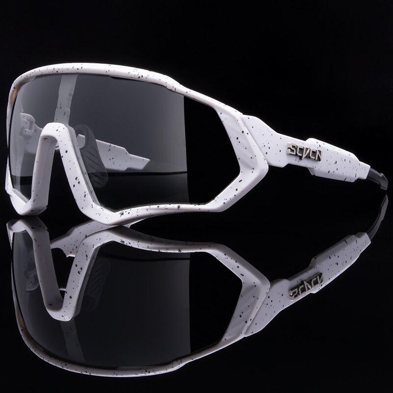Sport Radfahren Brille Fahrrad Brillen Mountainbike Radfahren Brille Polarisierte Sonnenbrille weiß