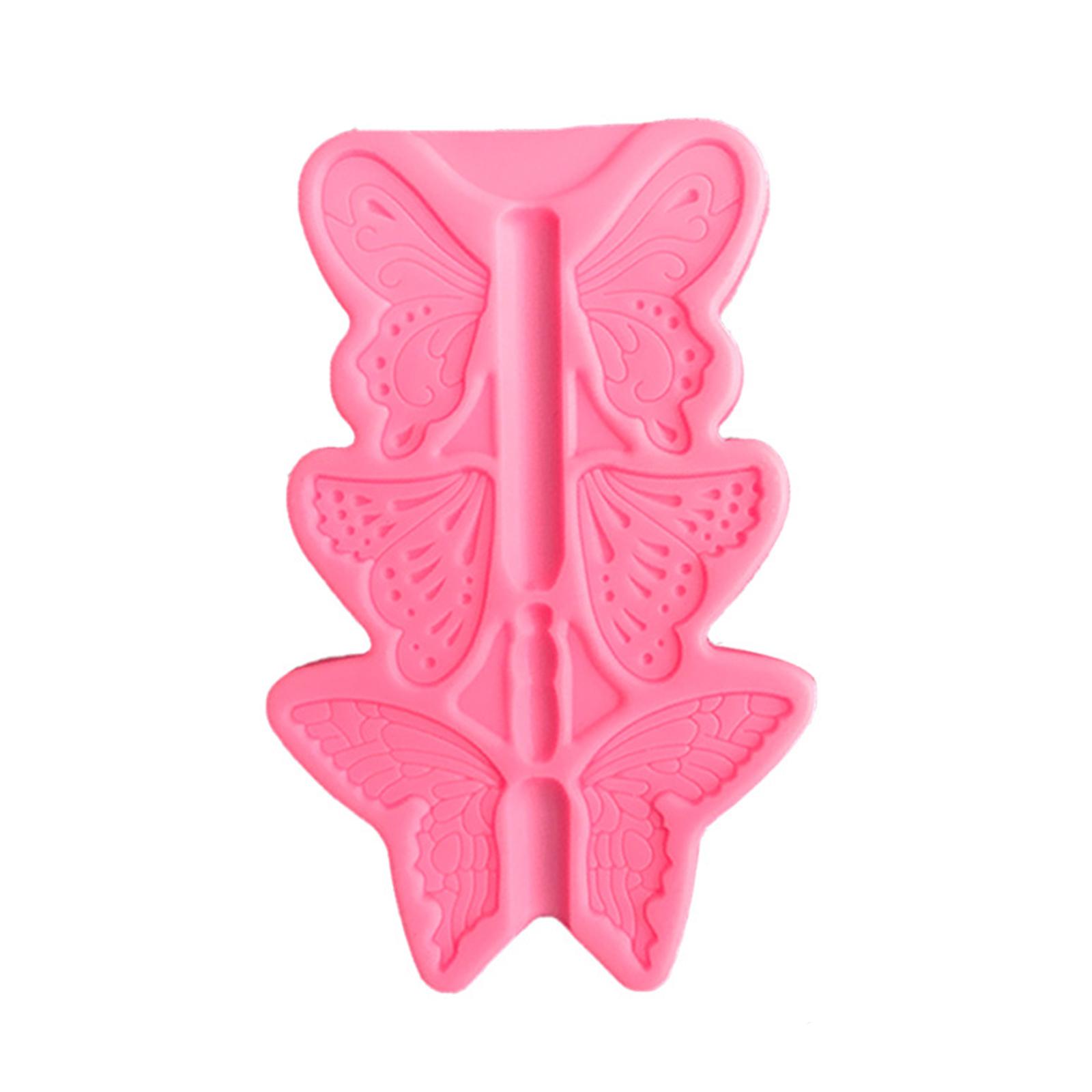 Schmetterlingsförmige Fondant-Schokoladenform, Kuchendekoration, Backutensilien, handgefertigte Seifen-Silikon-Ornamentform, leicht zu reinigen