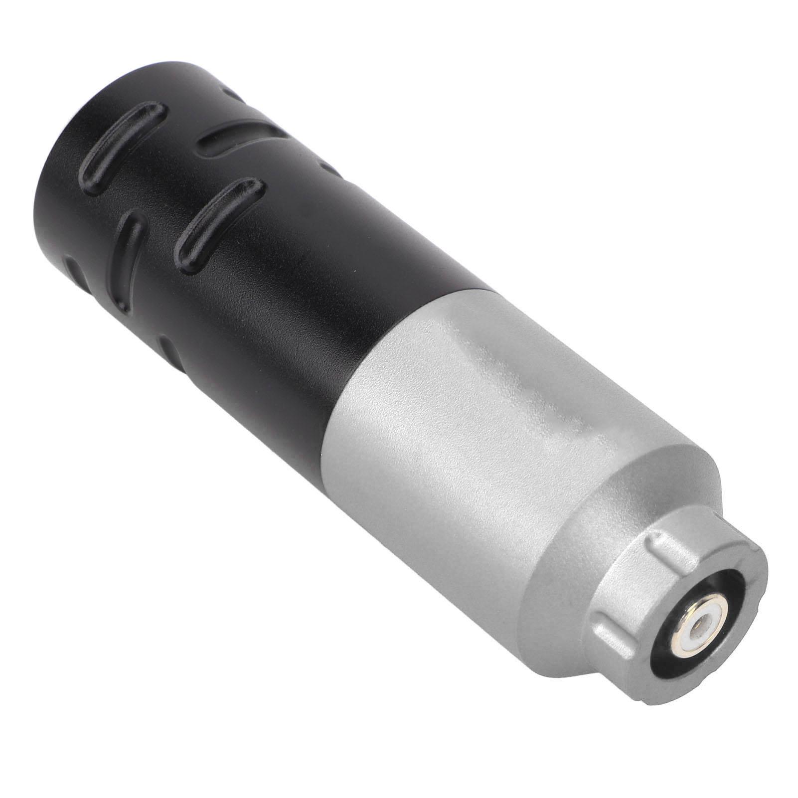 Rotary Tattoo Pen RCA-Schnittstelle Liner Shader Verhindern Sie ein Verrutschen Kurz Tattoo Machine Pen mit Clip silber