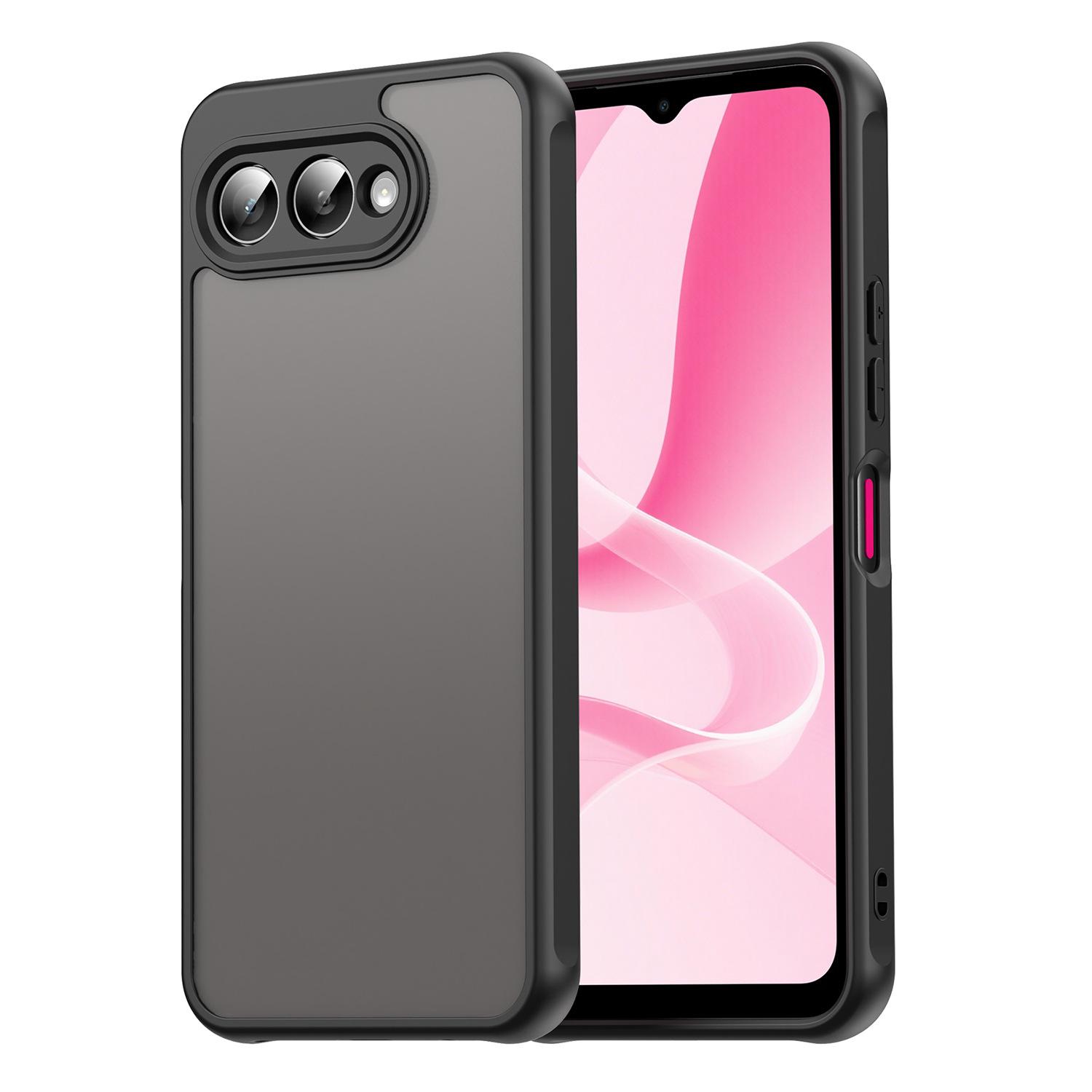 T-Mobile REVVL 8/T Phone 3 Handyhülle, Matte stoßfeste Handyhülle Cover für T-Mobile REVVL 8/T Phone 3 T-Mobile REVVL 8/T Phone 3 schwarz