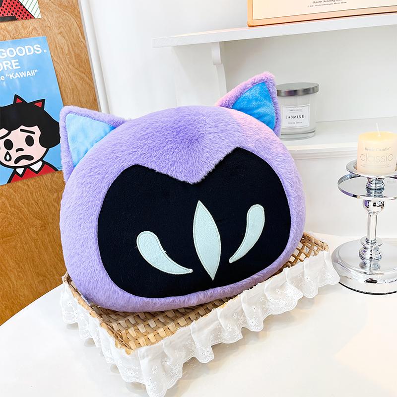 Neues großes 110 cm Valorant Omen Schattenkatze Plüschtier Fanmade Inspiriertes Charakter Stofftier Spiel Geschenk für Gamer Sammler