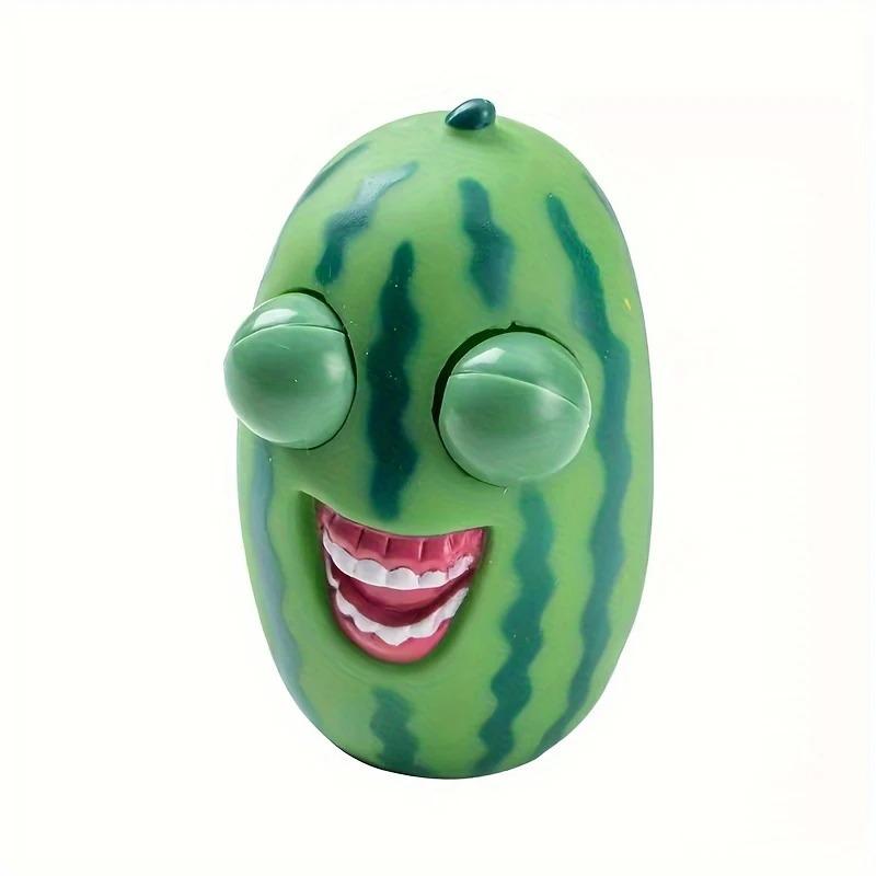 Lustige Wassermelone Pop-Out-Augen Squishy Fidget Spielzeug Anti-Stress-Bälle Fidget Entlüftungs-Quetsch-Anstarren Scherzspielzeug Kindergeburtstagsgeschenke blue