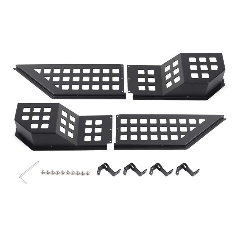 Metall-Netztasche für die Vordertür, Aufbewahrungsbox, Fach-Organizer, passend für Jeep Wrangler JL für JT Gladiator 2018, Autozubehör