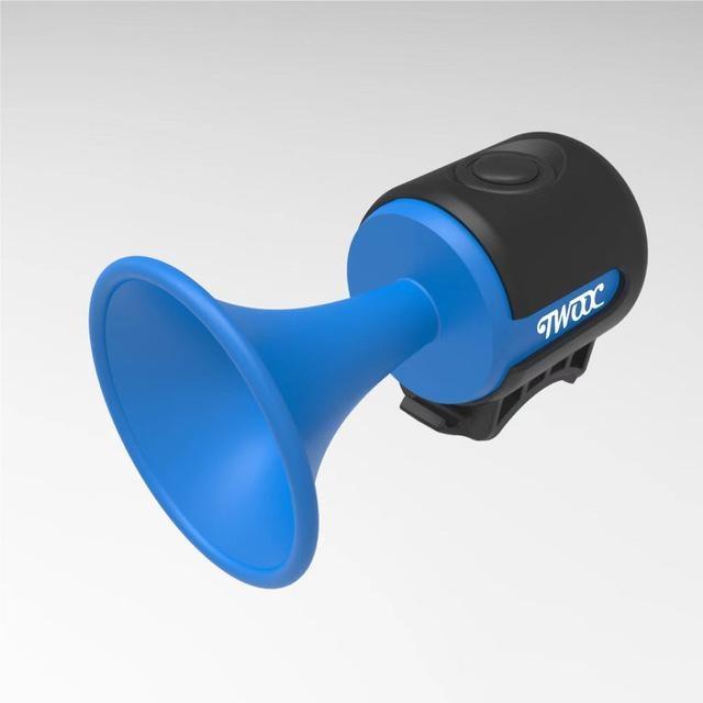 Mountainbike-Klingel, Kinder-Fahrradhupe, elektrische Klingel, personalisiertes Reiten, 120 dB, lauter Warnton, Fahrradhupen, Fahrradzubehör blau