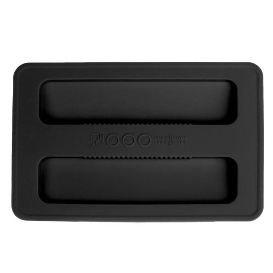 Silikon-Toaster-Deckel, Toaster-Abdeckung, Brotbackautomaten-Abdeckung, Toaster-Gerät, obere Abdeckung, Brotmaschinen-Abdeckung, Sandwich-Maschinenteil-Zubehör black