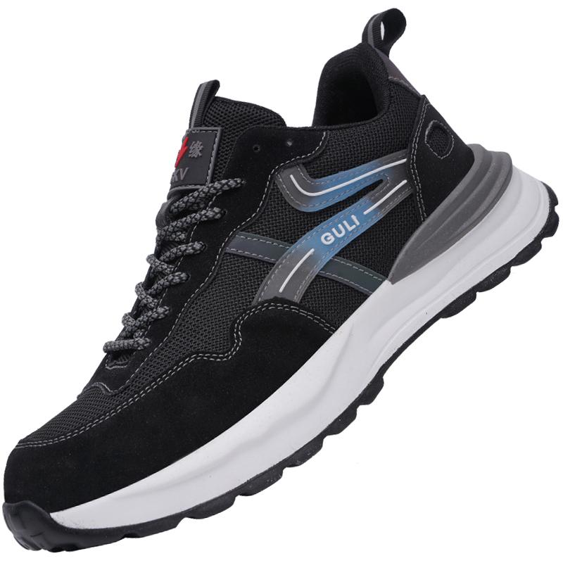 Arbeitsschuhe mit Kunststoffkappe, 6KV-Isolierschuhe, atmungsaktive, leichte Sicherheitsschuhe für Herren und Damen, Arbeitsschuhe mit Anti-Smash-Sicherheits-Sneakers 41