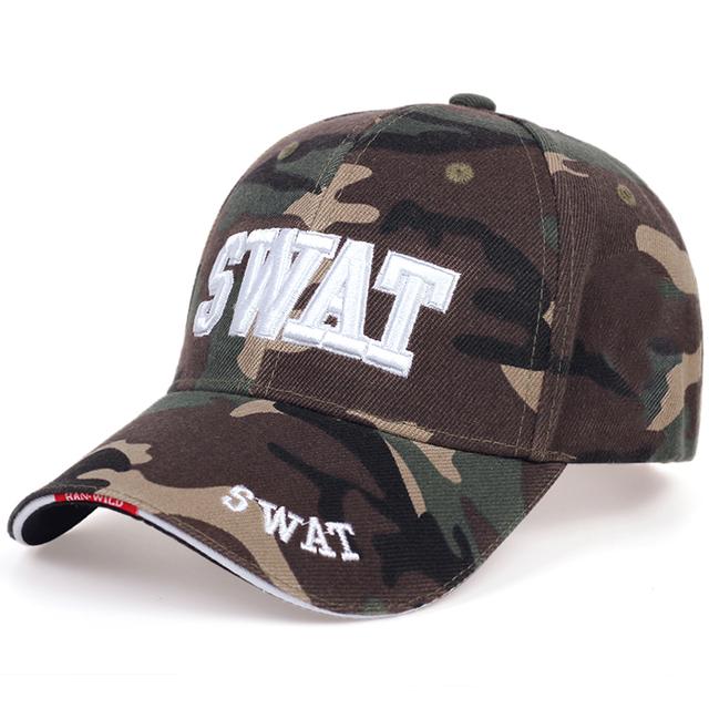 Taktische Kappe Herren Baseball Caps Marke SWAT Cap SWAT Hut Snapback Caps Baumwolle Einstellbar Gorras Mann camouflage