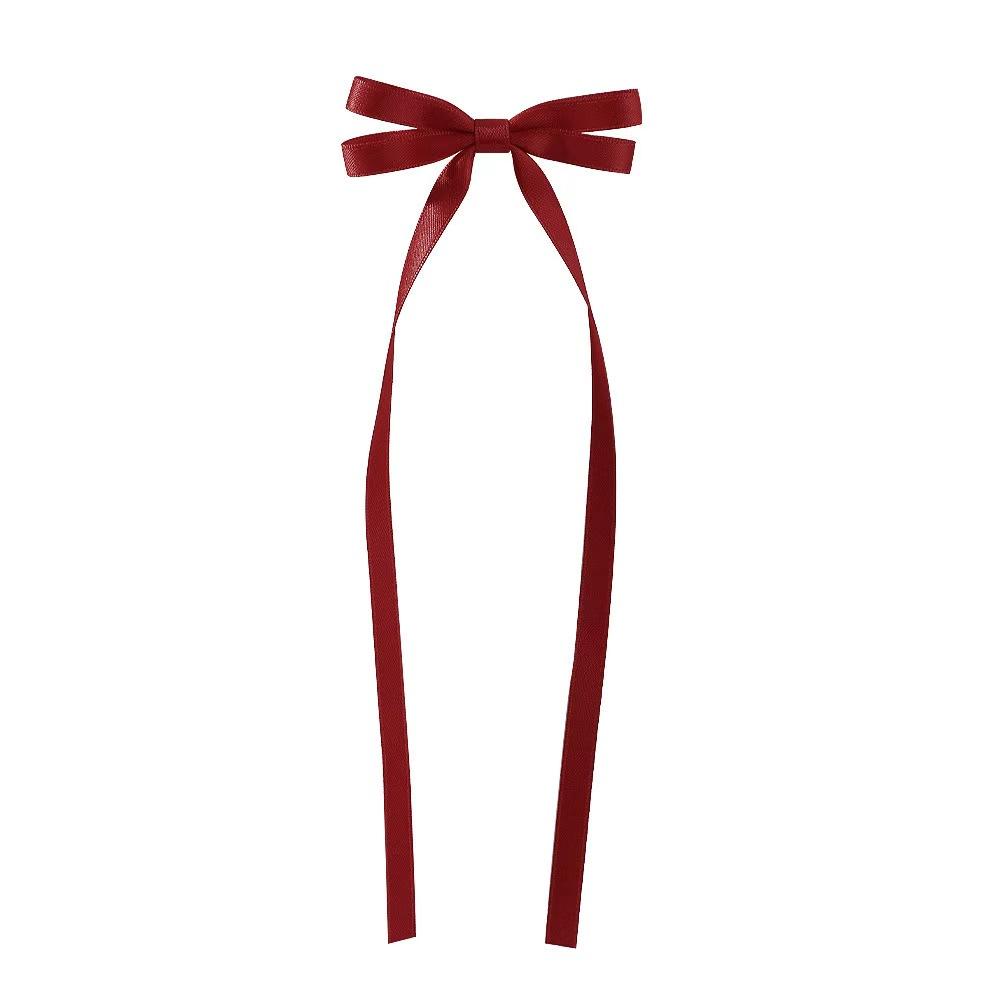 1pc Ins Style Band Bogen Stirnband Lange Quaste Haar Clip frauen Haar Zubehör Mädchen Weihnachten Party Haar Zubehör 1pc&cloth