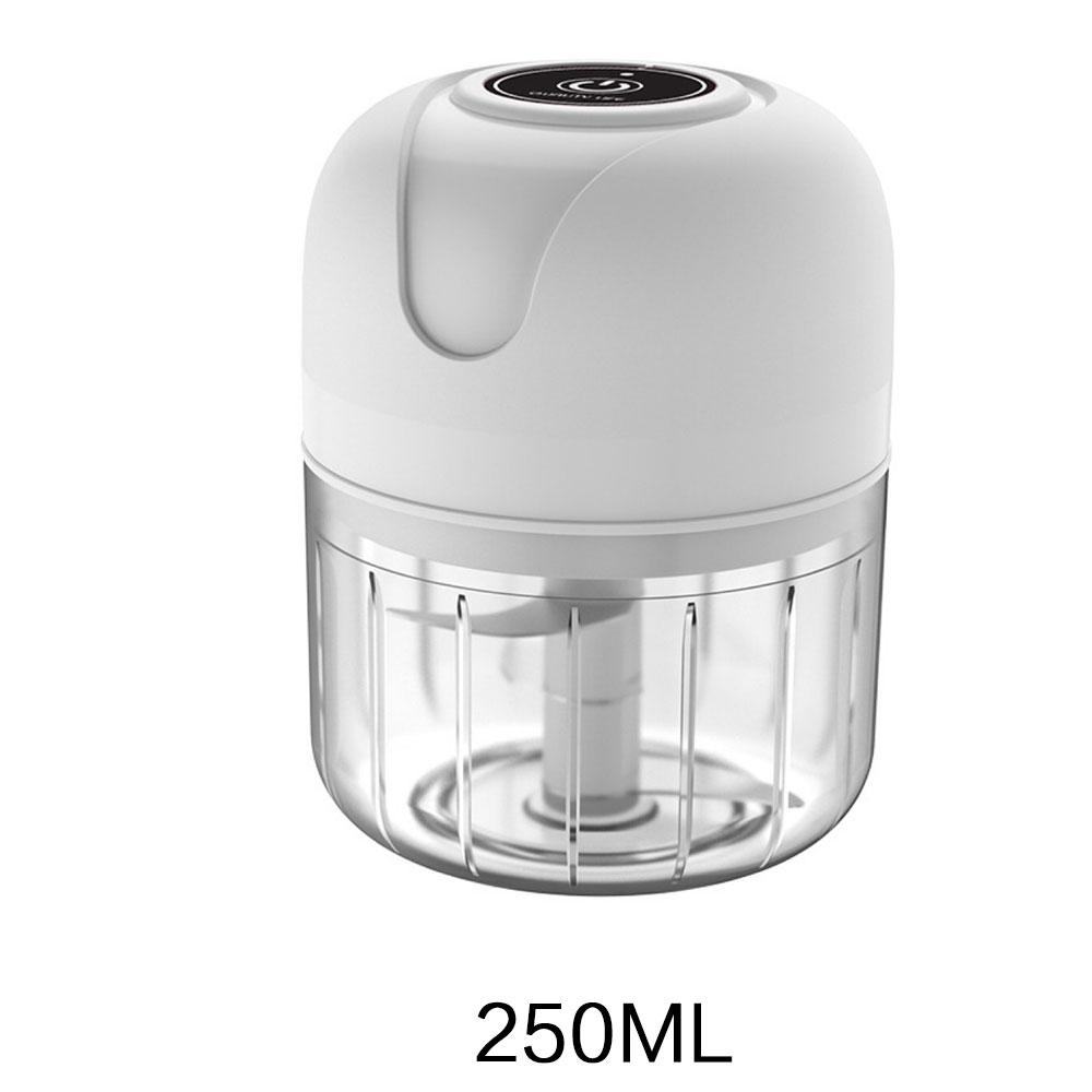 USB Elektrisch Tragbar Knoblauchschneider Mini Fleischwolf Knoblauchpüree Zerkleinerer Geeignet für Knoblauch Chili Snacks Kochzimmer Lebensmittelhackgerät gray