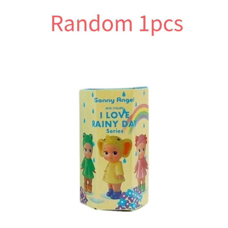 Sonny Angel I Love Rainy Day Serie Mystery Blind Box Kawaii Vinyl Mini Figur Schreibtischdekoration Mädchen Kinder Zubehör Geburtstagsgeschenk