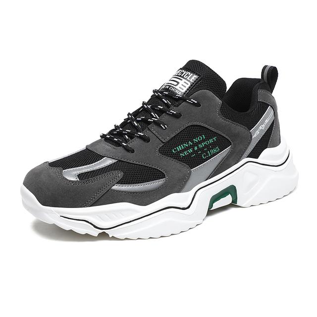 Mesh Atmungsaktive Herren Sommer Sneaker Abriebfest Rutschfest Herren Laufschuhe Leuchtende Herren Walking Schuhe Sneaker Für Herren 39 dunkelgrau
