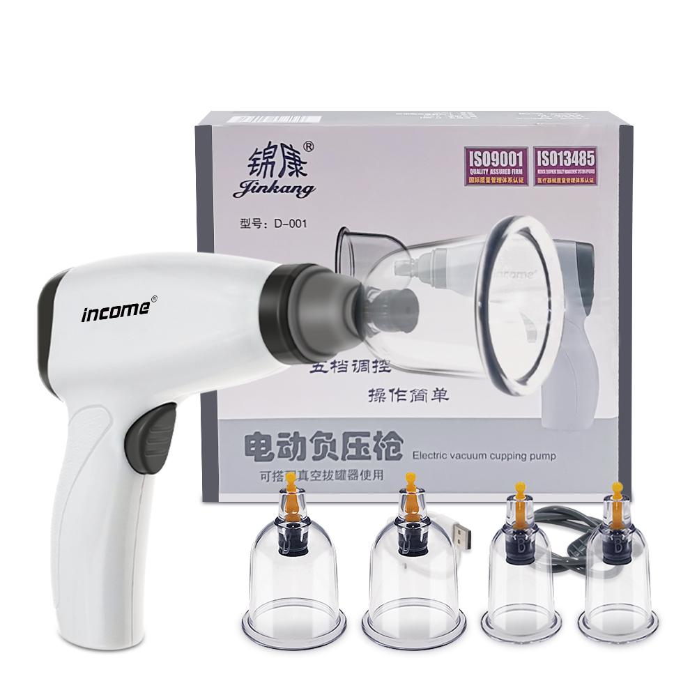 Elektrisches Vakuum-Schröpfmassage-Set Vakuum-Massagegerät Schröpftherapie-Set Anti-Cellulite-Saugnäpfe Massage-Physiotherapie-Gläser