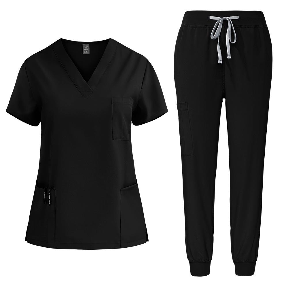 Unisex Schnelltrocknender Stretch-Kasack - Kurzarm für medizinisches Fachpersonal Large