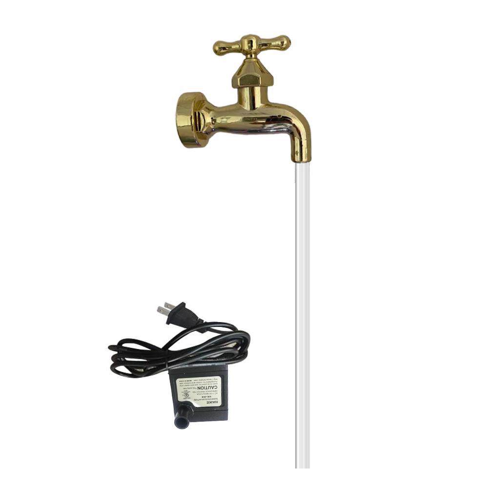 Unsichtbarer Wasserhahn Brunnen Schwebender Wasserhahn Brunnen Schwebender Wasserhahn Gartenkunst für Heimdekoration