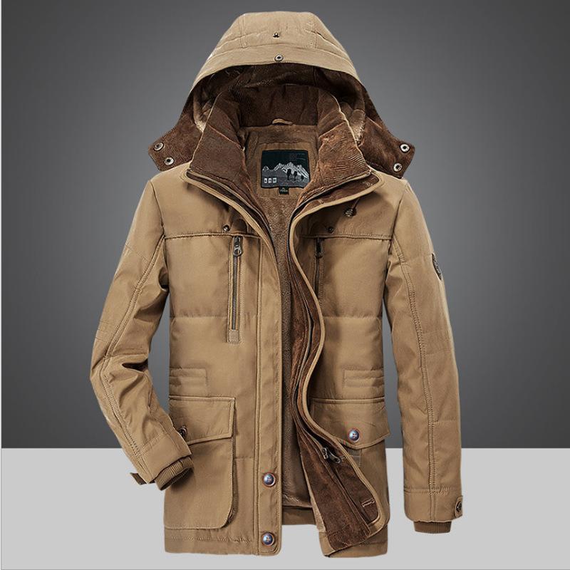 Winter Männer Winddicht Fleece Parkas Mantel Verdicken Warme Militär Jacke Herren Mantel Lässige Parkas Windjacken Männer XXL