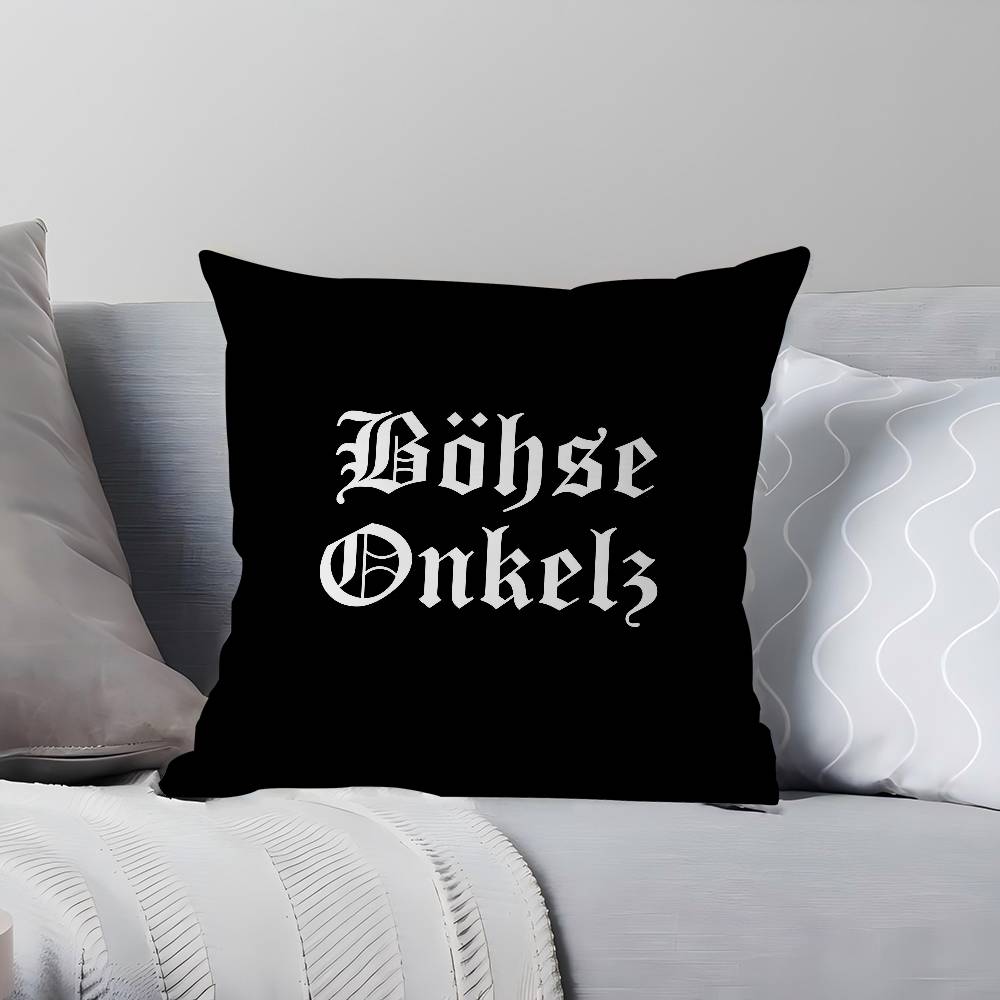 Deutschland B-Bohse O-Onkelz Kissen Kissenbezug Kissenbezug Wohnzimmer Sofa Heimdeko Kundenspezifisch 20x20Inch