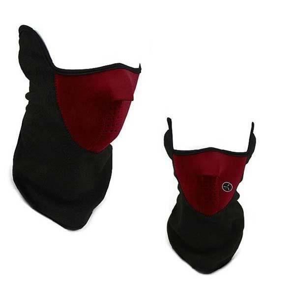 Masque d'équitation Chaud Face cou Masque Paintball Vélo moto Masque anti froid rouge #C493D_cot6 rot